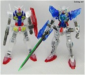 HG 건담 엑시아 리페어 II vs. 오 건담Clear Color version