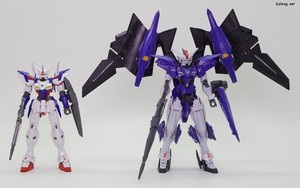 Club G Gundam Griepe - 클럽G로 발매된 HG 건담 제미나스 01과 함께. 건담 그리프의 덩치가 MG 급 볼륨으로 훨씬 큼직합니다.