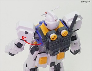 Club G Gundam G07 - 어개의 전후 가동범위