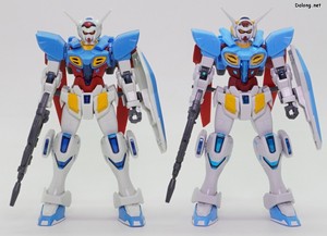 Club G G-Self (Earth & Space Pack) Movie Ver. - 2014년도에 일반판으로 발매된 HG 건담 G-셀프와 함께.