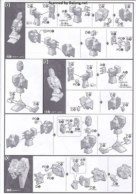 Club G Gundam TR-1 [Hazel Custom] with Flying Unit "ICARUS" - Manual (6/10)