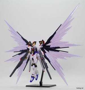 Club G Strike Freedom Gundam Type 2 & Wing of Light Effect Set - 빛의 날개를 장착한 모습. 공간을 굉장히 많이 차지합니다.. (2/3)