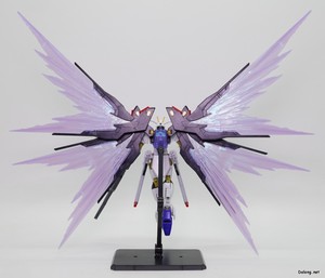 Club G Strike Freedom Gundam Type 2 & Wing of Light Effect Set - 빛의 날개를 장착한 모습. 공간을 굉장히 많이 차지합니다.. (3/3)