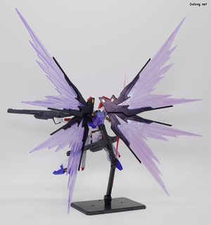 Club G Strike Freedom Gundam Type 2 & Wing of Light Effect Set - 빛의 날개 +  시제 35식 개 레일건  + 빔사벨 포즈 (3/3)