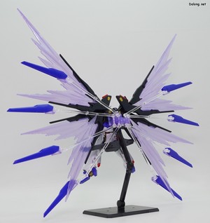 Club G Strike Freedom Gundam Type 2 & Wing of Light Effect Set - 빛의 날개를 사출 상태로 만든 포즈 (4/4)