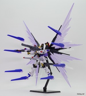Club G Strike Freedom Gundam Type 2 & Wing of Light Effect Set - 사출된 드라군을 전면으로 향한 전탄발사 포즈 (3/3)