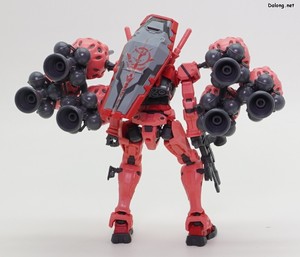 Club G Expansion Set for Red Gundam - 6기의 비트를 장착한 출격준비 포즈 (3/3)
