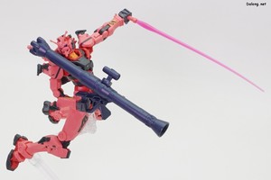 Club G Expansion Set for Red Gundam - 자쿠 바주카 + 빔사벨 포즈 (1/2)