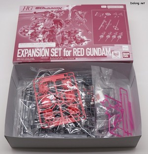 Club G Expansion Set for Red Gundam - Box Open