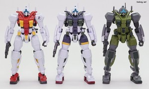 HG 1/144 ゲルググ(GQ) - 通常版として発売されたHG ゲルググ スガイ機／ボガータ機と一緒に。すべてカラバリのみで、造形は100%同一です。