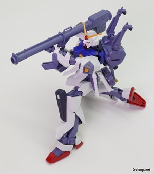 HG 1/144 Dガンダムセカンド - 片膝立ちでバズーカ射撃ポーズ（2/3）