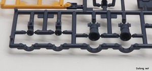 HG 1/144 Dガンダムセカンド - スライド金型が採用された新規パーツ