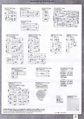 Club G Gundam Astray Mirage Frame Second Issue - Manual (3/24)
