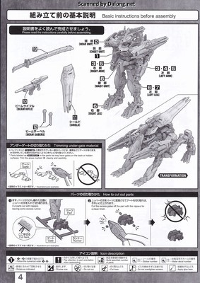 Club G Gundam Astray Mirage Frame Second Issue - Manual (4/24)