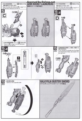 Club G Expansion Parts Set for Gundam Barbatos Lupus - Manual (5/10)