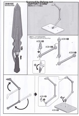 Club G Expansion Parts Set for Gundam Barbatos Lupus - Manual (8/10)