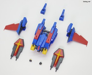 Club G Mission Pack X Type for F90IIIY Cluster Gundam - 합체를 위해 위와 같이 분해해야 합니다.