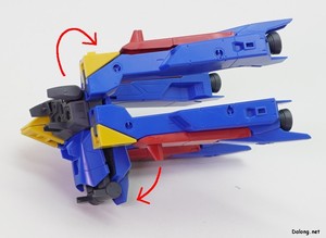 Club G Mission Pack X Type for F90IIIY Cluster Gundam - 백팩부는 위와 같이 배열한 후 결합합니다.
