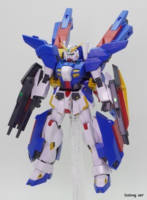 Club G Mission Pack X Type for F90IIIY Cluster Gundam - MG F90 III 클러스터 건담에 장착한 모습 (1/4)