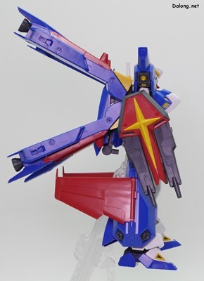 Club G Mission Pack X Type for F90IIIY Cluster Gundam - 등짐이 무거워서 바닥에 직립은 어렵고, 스탠드 위에 올려야 안정적입니다.
