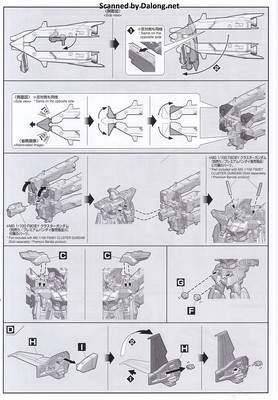 Club G Mission Pack X Type for F90IIIY Cluster Gundam - Manual (7/10)