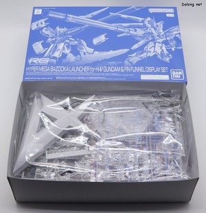 Club G Hyper Mega Bazooka Launcher for Hi-nu Gundam & Fin Funnel Display Set - Box Open