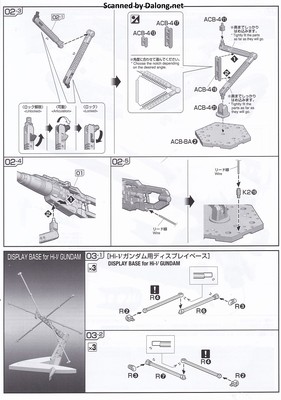 Club G Hyper Mega Bazooka Launcher for Hi-nu Gundam & Fin Funnel Display Set - Manual (5/8)