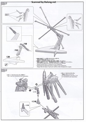 Club G Hyper Mega Bazooka Launcher for Hi-nu Gundam & Fin Funnel Display Set - Manual (6/8)