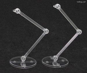 Club G Gundam Astray Red Dragon - 2개의 심플한 투명 스탠드가 동봉되어 있습니다. 포징시 칼레드불프를 보조하는 용도나, 직립시 백팩을 받치는 용도로 사용 가능한데요. 이 킷의 크기와 무게에 비해 내