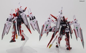 Club G Gundam Astray Red Dragon - 건담 베이스 한정판으로 발매된 HG 건담 아스트레이 레드 드래곤과 함께. 칼레드불프도 더 커졌고, 플라이트 유닛이 훨씬 정교해졌습니다. (2/2)