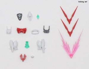 Club G Gundam Astray Red Dragon - 신규 조형 파츠들의 부품도. (1/3)