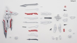 Club G Gundam Astray Red Dragon - 신규 조형 파츠들의 부품도. (3/3)