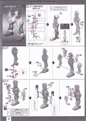 Club G Gundam Astray Red Dragon - Manual (4/24)