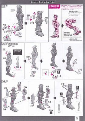 Club G Gundam Astray Red Dragon - Manual (5/24)