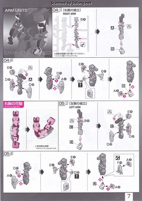 Club G Gundam Astray Red Dragon - Manual (7/24)