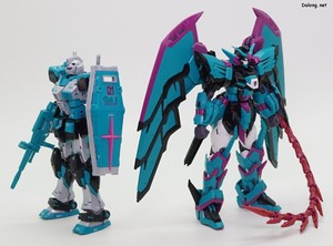 RG Gundam Epyon -APEX LEGENDS(TM) Alter Ver.- - Just looking at the color combo, you could easily call this the Miku version.