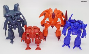 Dragonar 1/72 Dunbine Set 2 - 4개의 구판 킷이 합본되어 있습니다. (2/2)