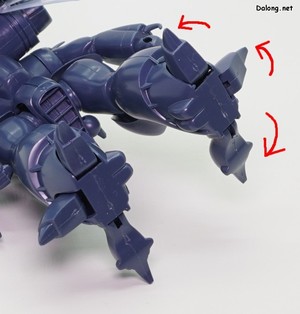 Dragonar 1/72 Dunbine Set 2 - 날개와 발가락의 가동 (2/2)