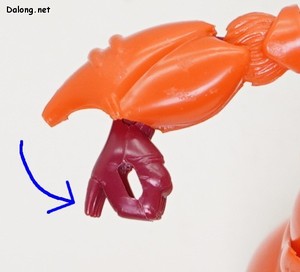 Dragonar 1/72 Dunbine Set 2 - 손목이 안쪽으로 가동되네요.