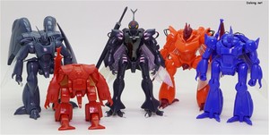 Dragonar 1/72 Dunbine Set 2 - 함께 발매된 HG 토드 단바인과 함께.