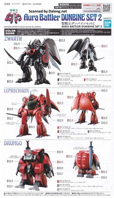 Dragonar 1/72 Dunbine Set 2 - Manual (1/12)