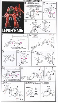 Dragonar 1/72 Dunbine Set 2 - Manual (6/12)