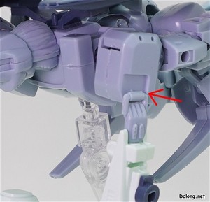 L-Gaim Heavy Metal L-Gaim Set 3 - 플로러에 1/144 엘가임을 매달기 위한 손 파츠도 제공됩니다. (2/2)