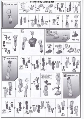 Osaka Expo RX-78F00/E Gundam (EX-001 G.L.R.S.S. Feather UNIT) Chemical Recycle Ver. - Manual (5/10)