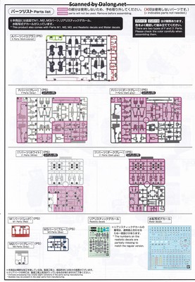 Side-F Nu Gundam (First Lot Color Ver.) - Manual (2/4)