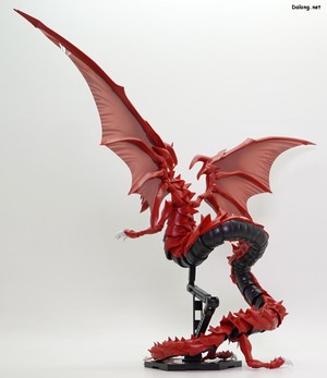 Figurerise Standard Slifer The Sky Dragon - 다양한 각도에서 본 모습. 스탠드가 허약해서 무게중심을 잘 잡아야 합니다. (6/6)