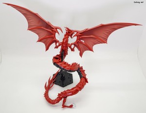 Figurerise Standard Slifer The Sky Dragon - 스탠드를 등쪽으로 연결한 포즈가 약간 더 안정적인데, 여전히 불안합니다. 의외로 다양한 포즈를 취하긴 어려운 킷입니다. (3/3)