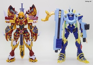 Figurerise Standard Magnagarurumon - Together with the Figurerise Standard Kaisergreymon.