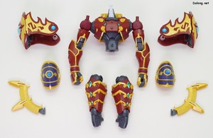 Figurerise Standard Magnagarurumon - You'll also need to borrow these parts from the separately sold Kaisergreymon.