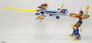 Figurerise Standard Magnagarurumon - Susanoomon + Zero Arms Orochi pose. The total display length exceeds 60cm. (4/4)